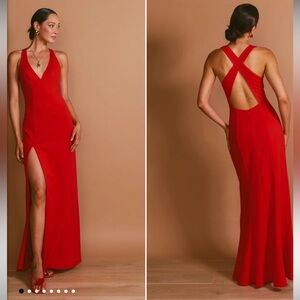 NWT Red Rachel Maxi Dress - Show Me Your Mumu